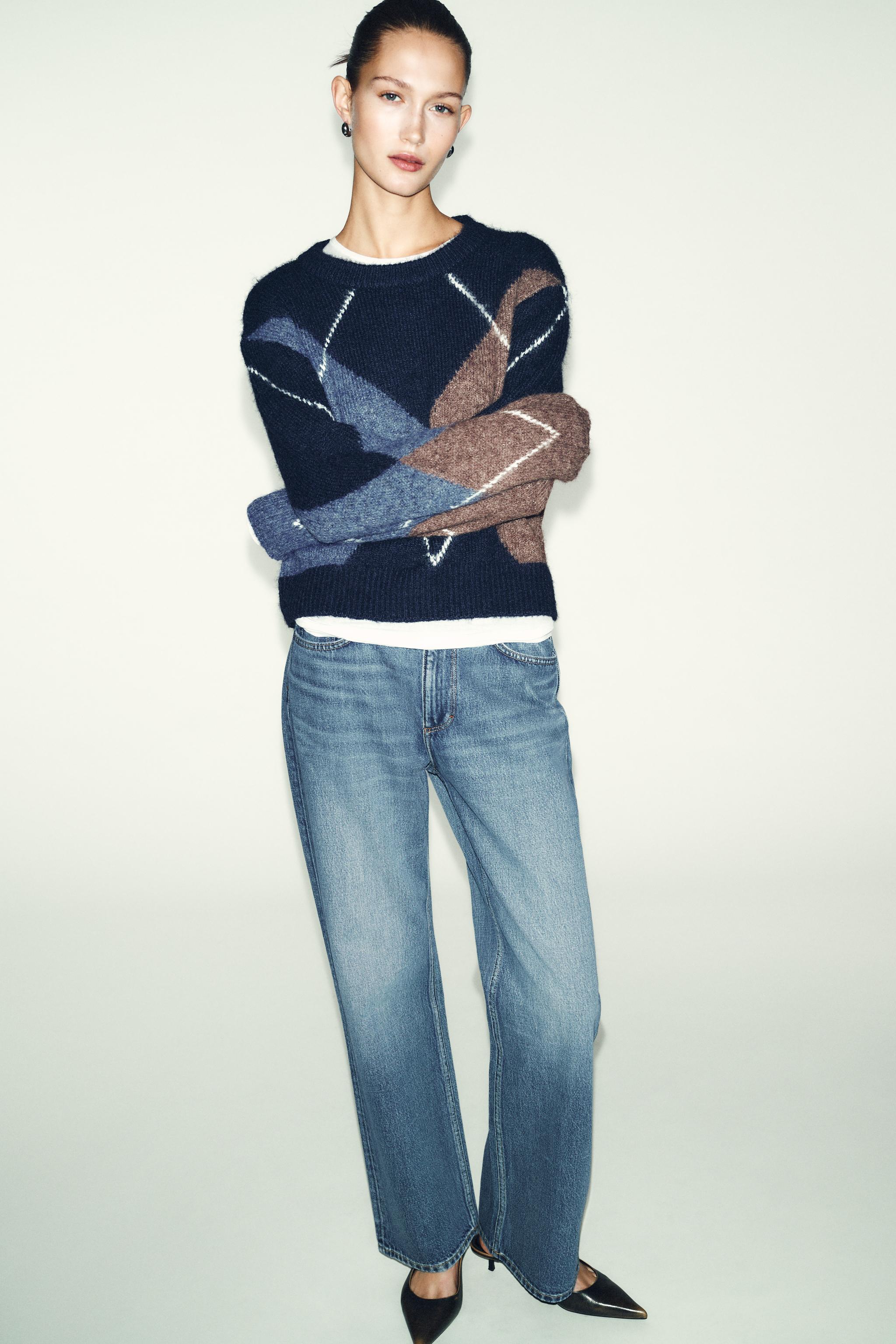 DIAMOND KNIT JUMPER